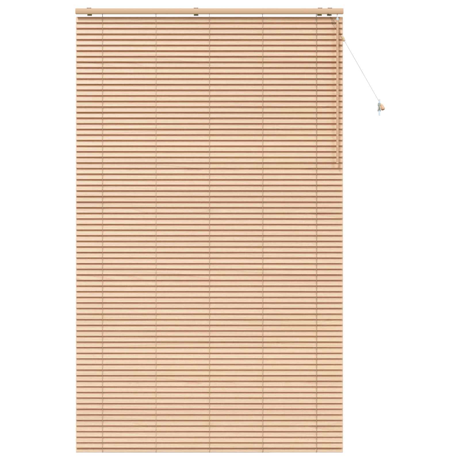 Jalousie Eichenoptik 40 x 130 cm 35 mm Massives Paulownia-Holz