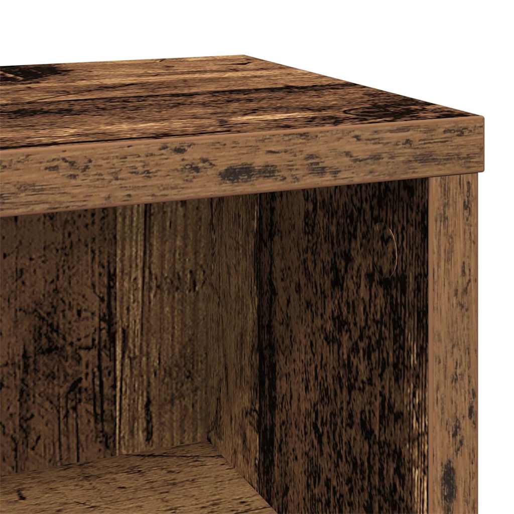 CD-Schrank Weiß 21x20x88 cm Holzwerkstoff