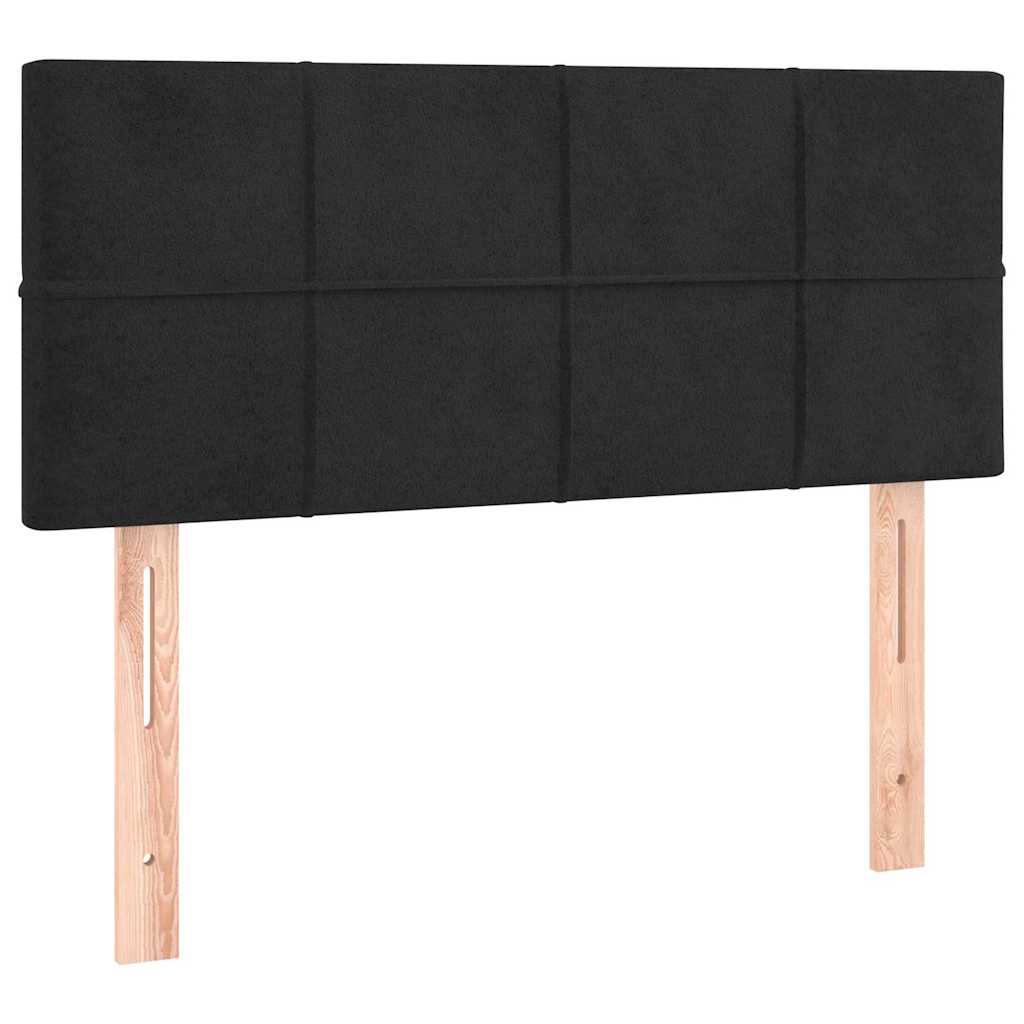 Kopfteil Hellgrau 80x5x118/128 cm Samt