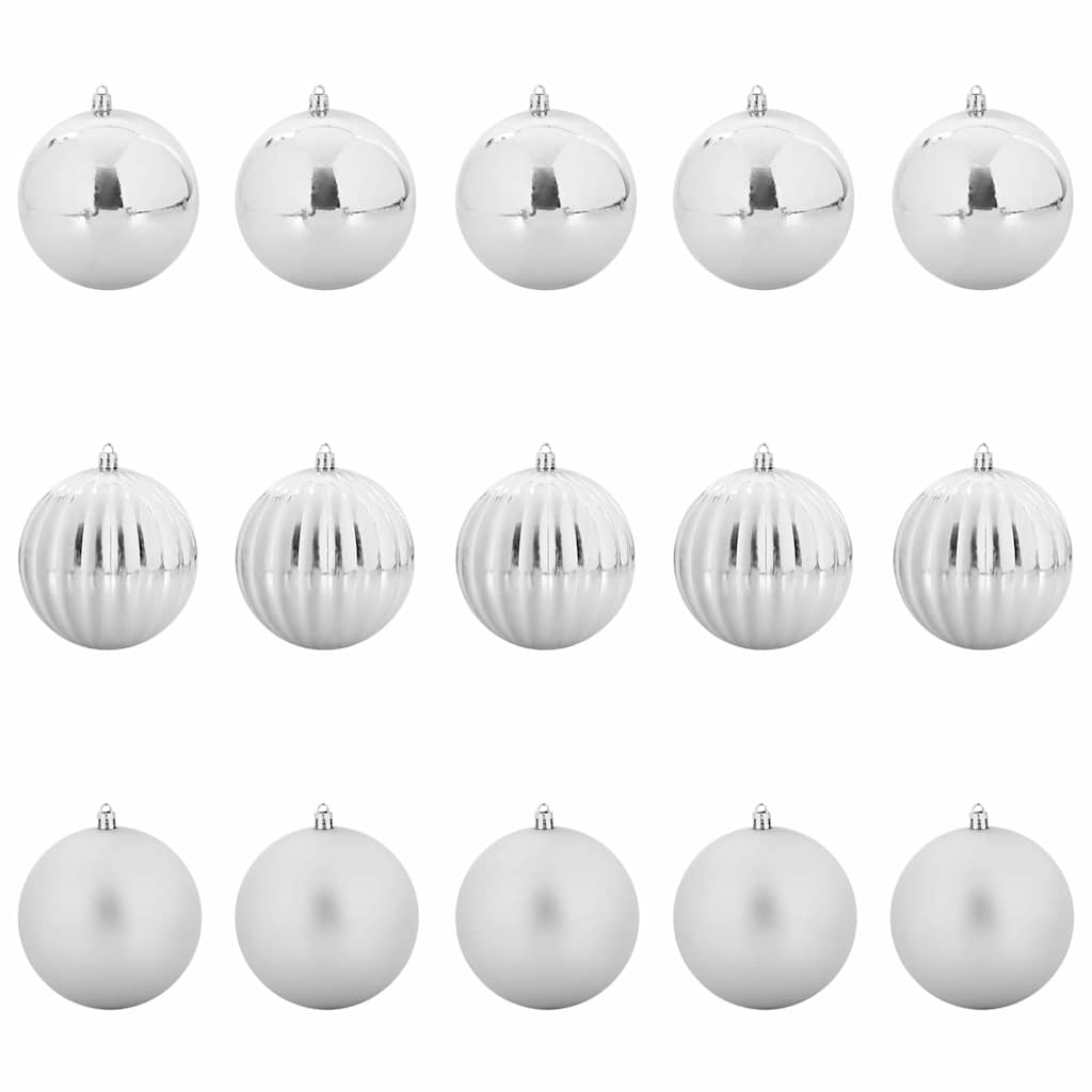 Weihnachtsbaumkugel Set XL 9 pcs Rot Kunststoff