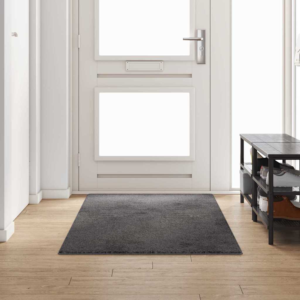 Teppichläufer Grau 50 x 100 cm 100% Polypropylen Tuft