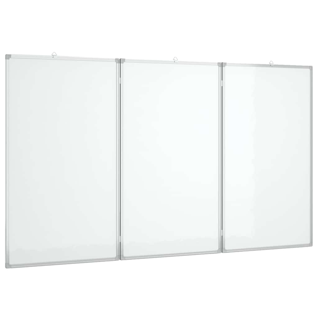 Magnetisches Whiteboard Klappbar 120x80x1,7 cm Aluminium