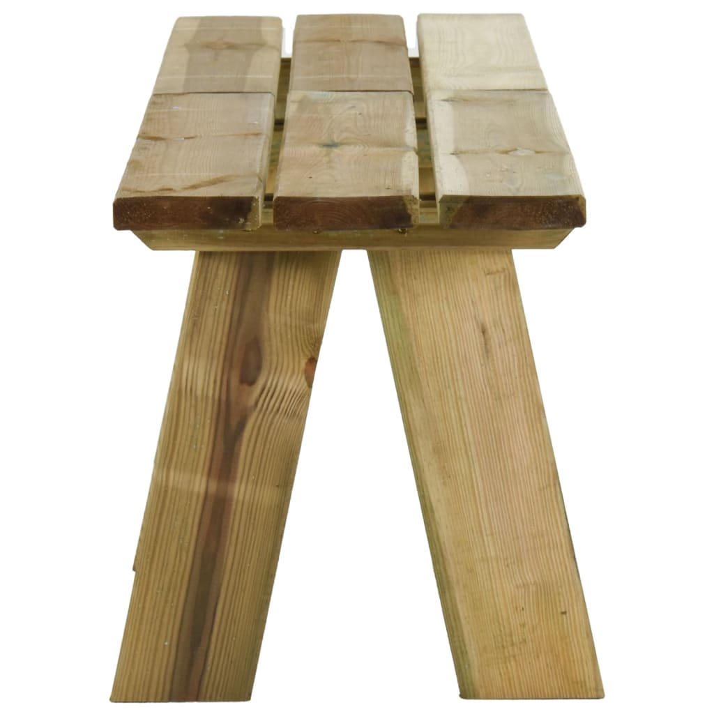 Gartenbank 110 cm Massivholz Kiefer Imprägniert