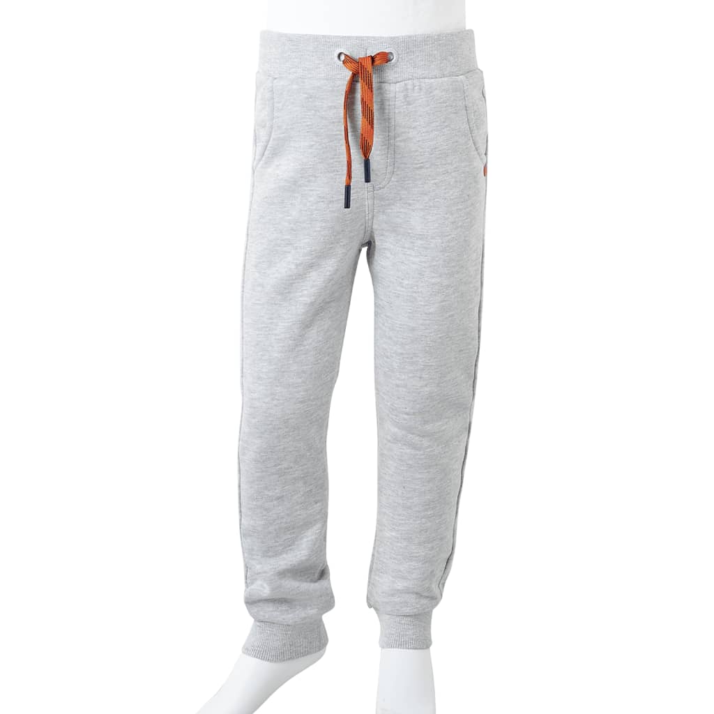 Kinder-Trainingshose Marineblau Melange 128