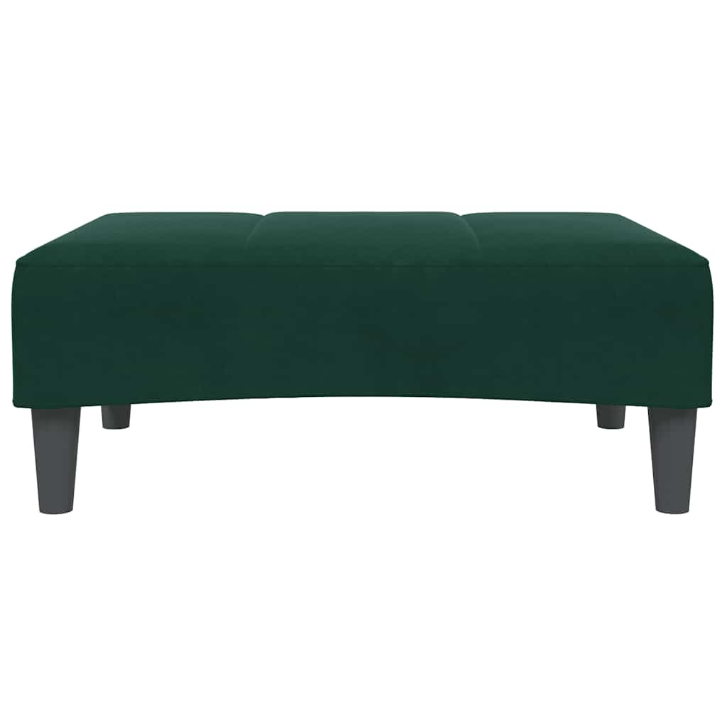 Fußhocker Blau 77x55x31 cm Samt