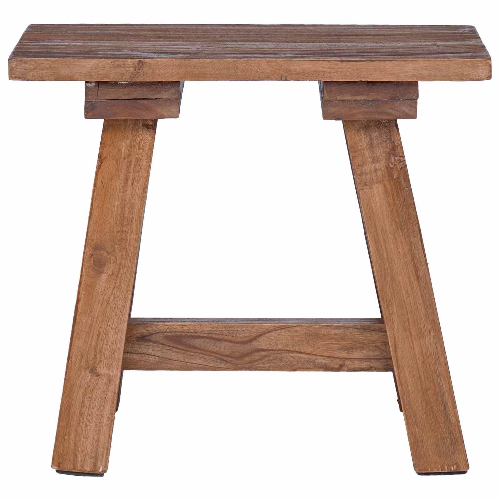 Bank Natur 50,5 x 25 x 47,5 cm Massivholz Mahagoni