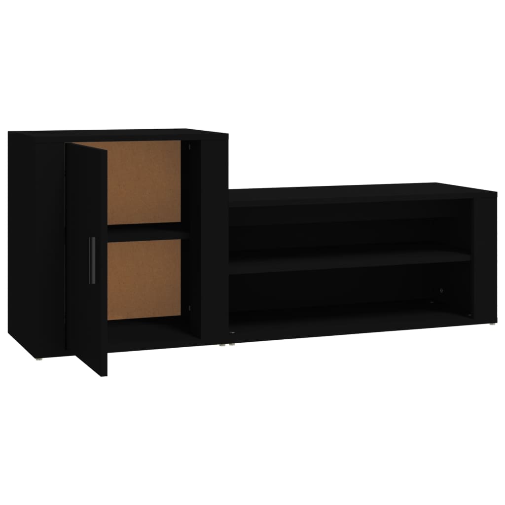 Schuhschrank Weiß 130x35x54 cm Holzwerkstoff