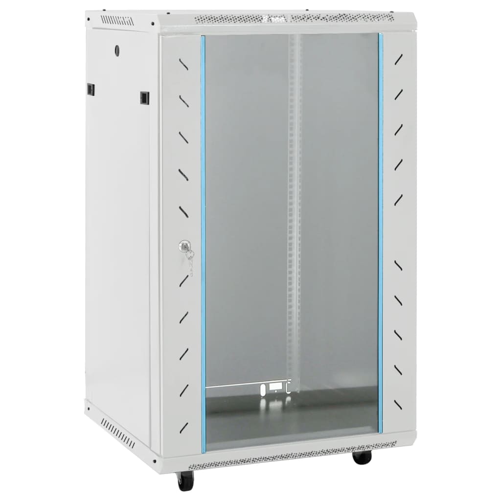 15U Netzwerkschrank 19" IP20 Schwarz 60x45x86 cm