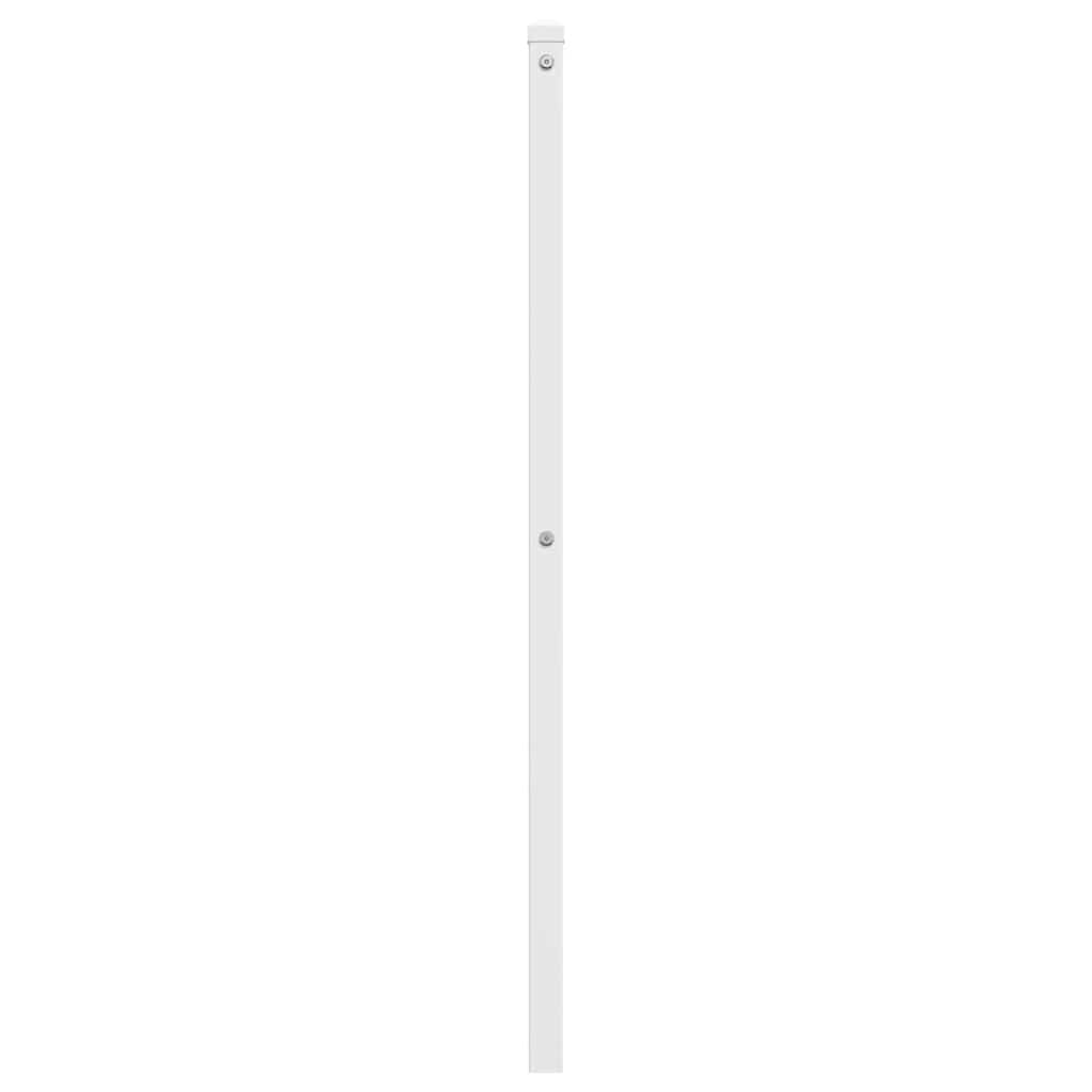 Ersatz-Kopfteil Metall Weiß 100 cm