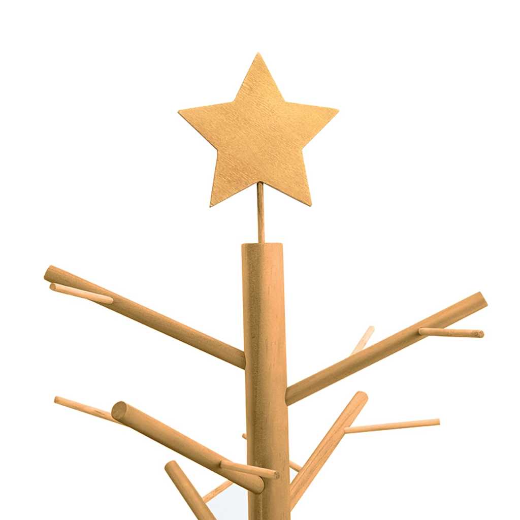 Holz Weihnachtsbaum Natur 150 cm Massives Kiefernholz