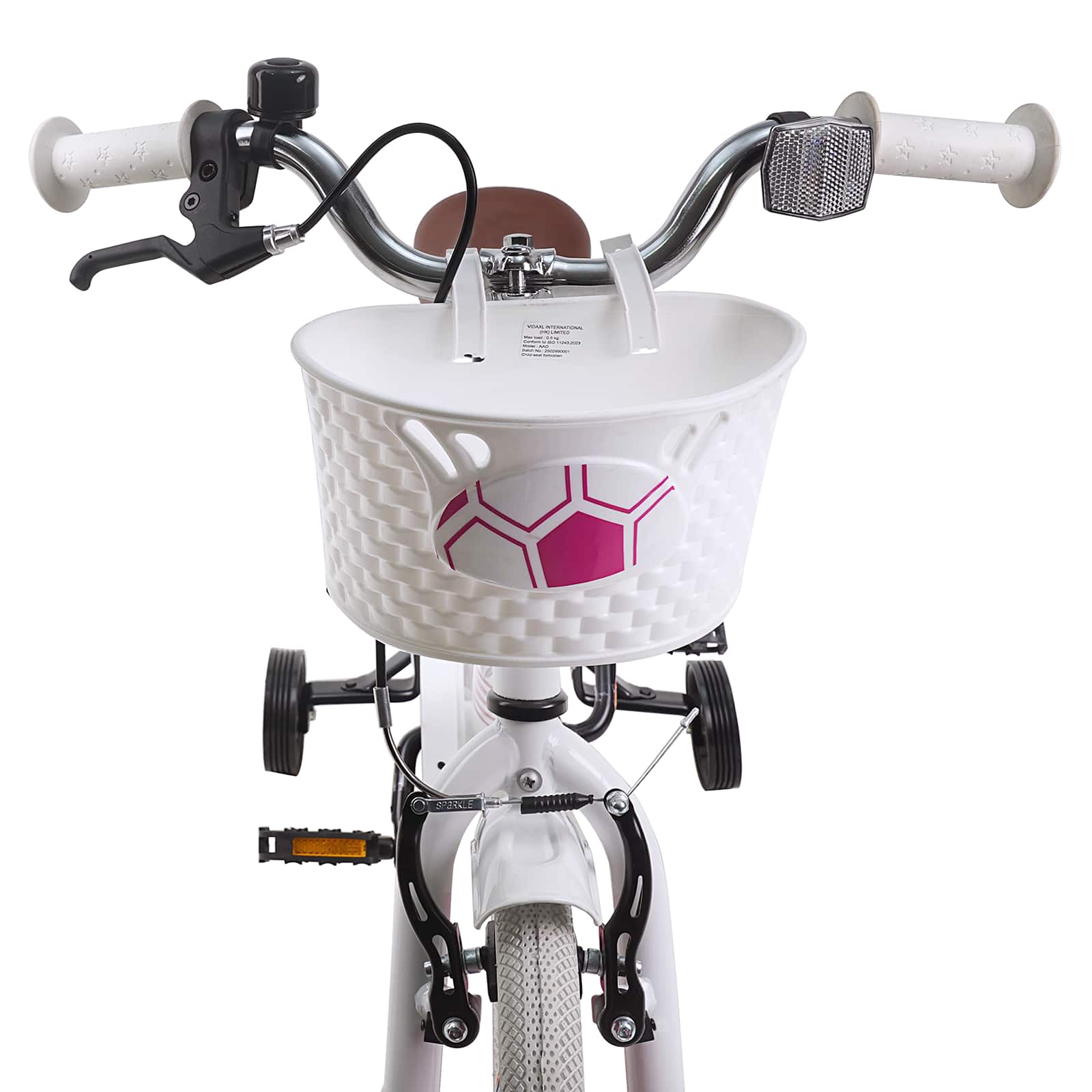 Kinderfahrrad 12 Zoll für 2-4 Jahre alt Rosa
