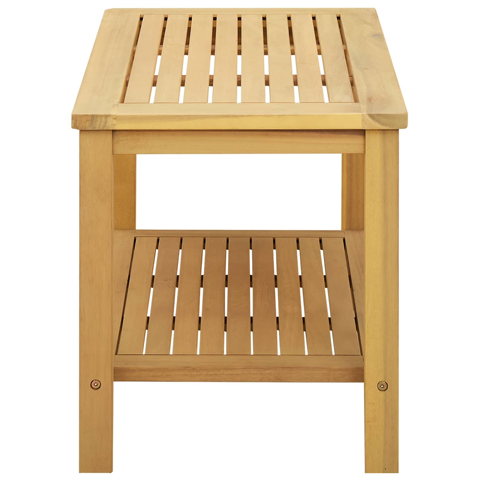 Beistelltisch Öl-Natur 70 x 40 x 45 cm Massivholz Akazie