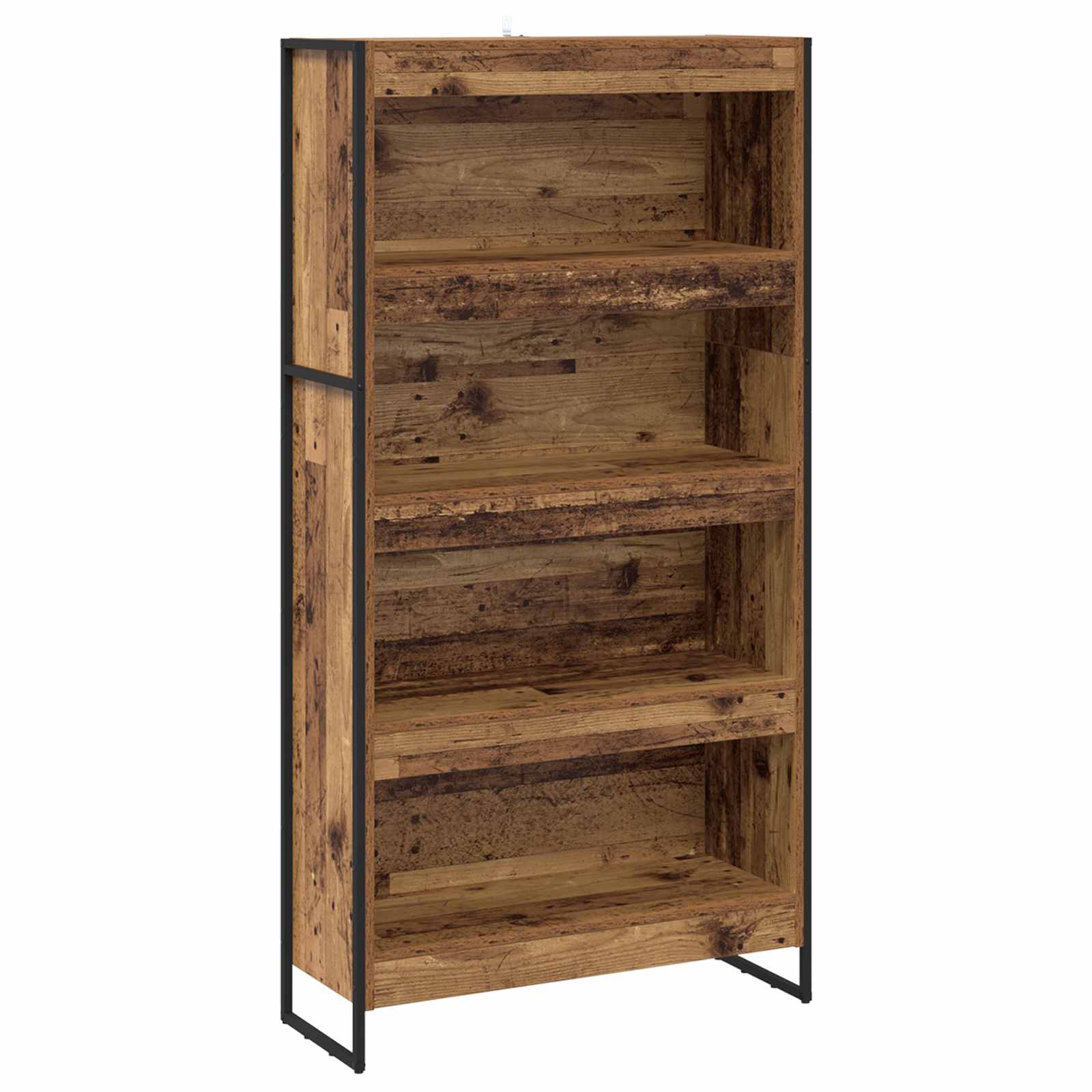 Bücherregal 2 pcs Schwarz Eichen-Optik 60 x 30 x 189,5 cm
