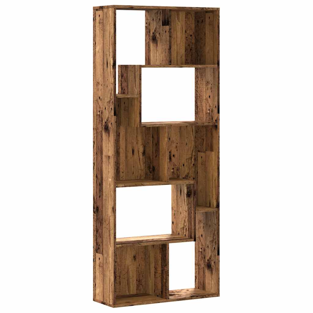 Bücherregal Weiß 67x24x161 cm Holzwerkstoff