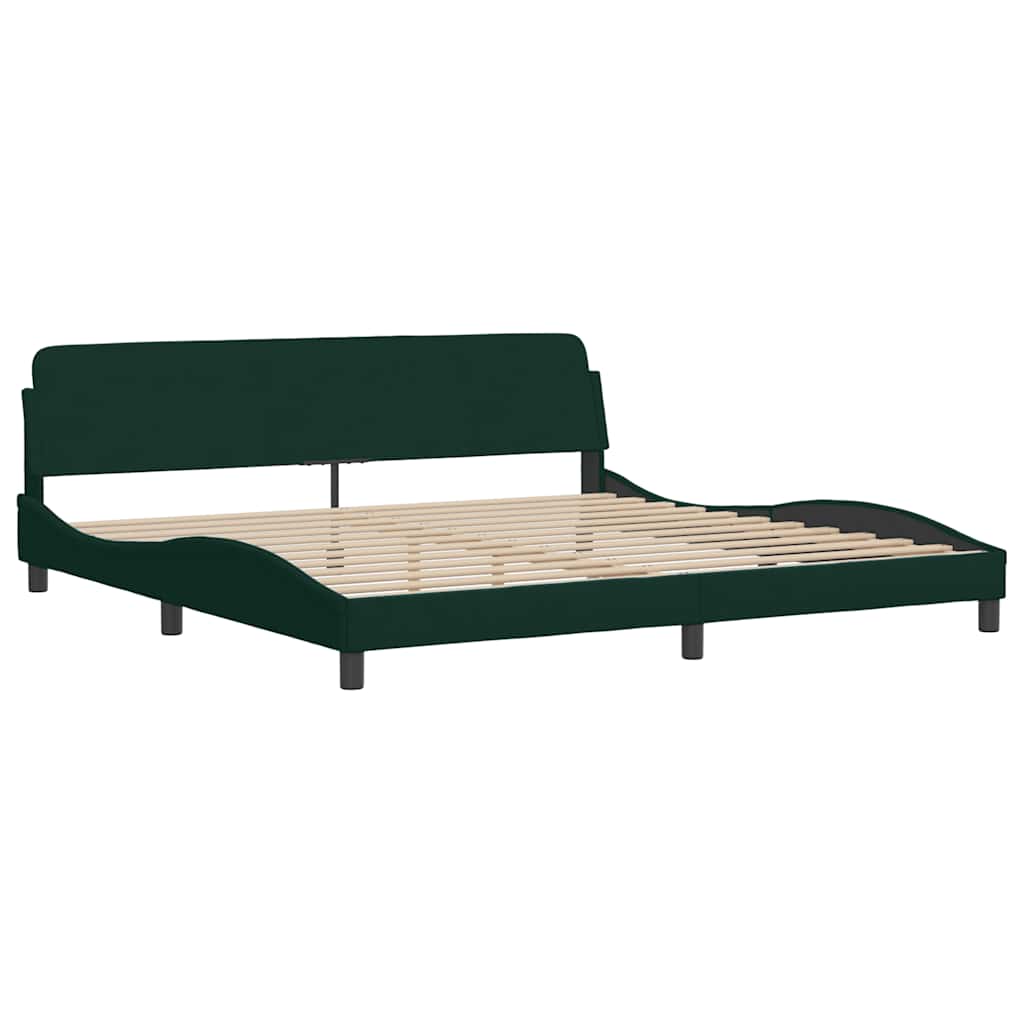 Bett mit Matratze "Hanko" Hellgrau 80x200 cm Samt