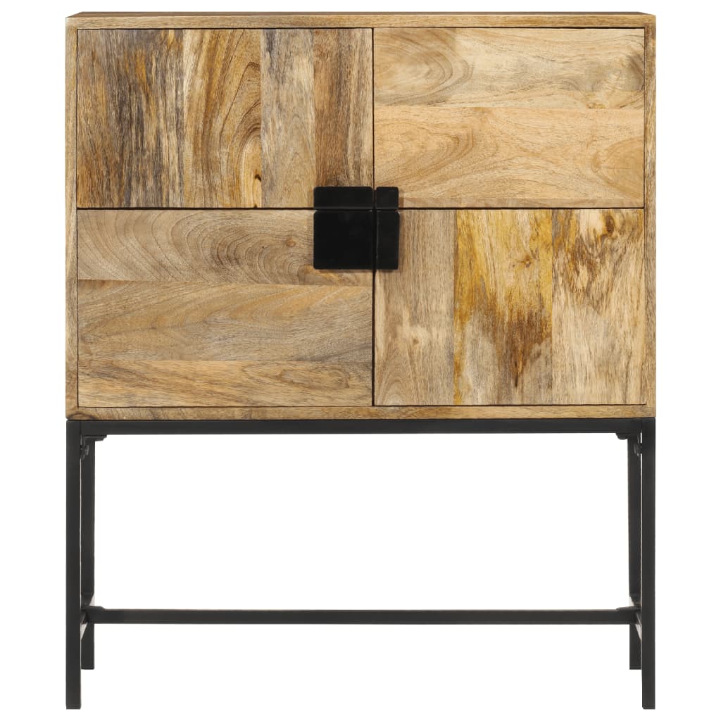 Highboard 80x30x100 cm Massivholz Mango