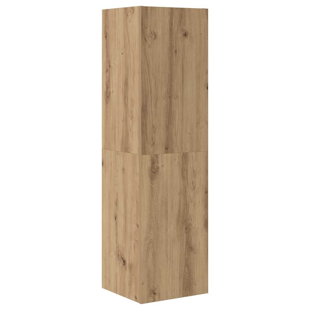4-tlg. TV-Schrank-Set Weiß Holzwerkstoff