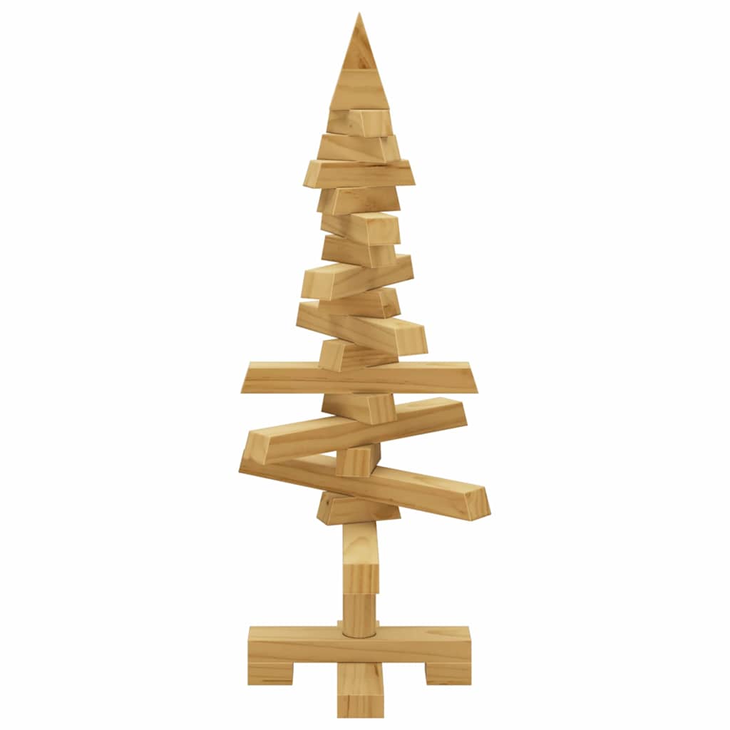 Weihnachtsbaum Holz zum Schmücken 60 cm Massivholz Kiefer