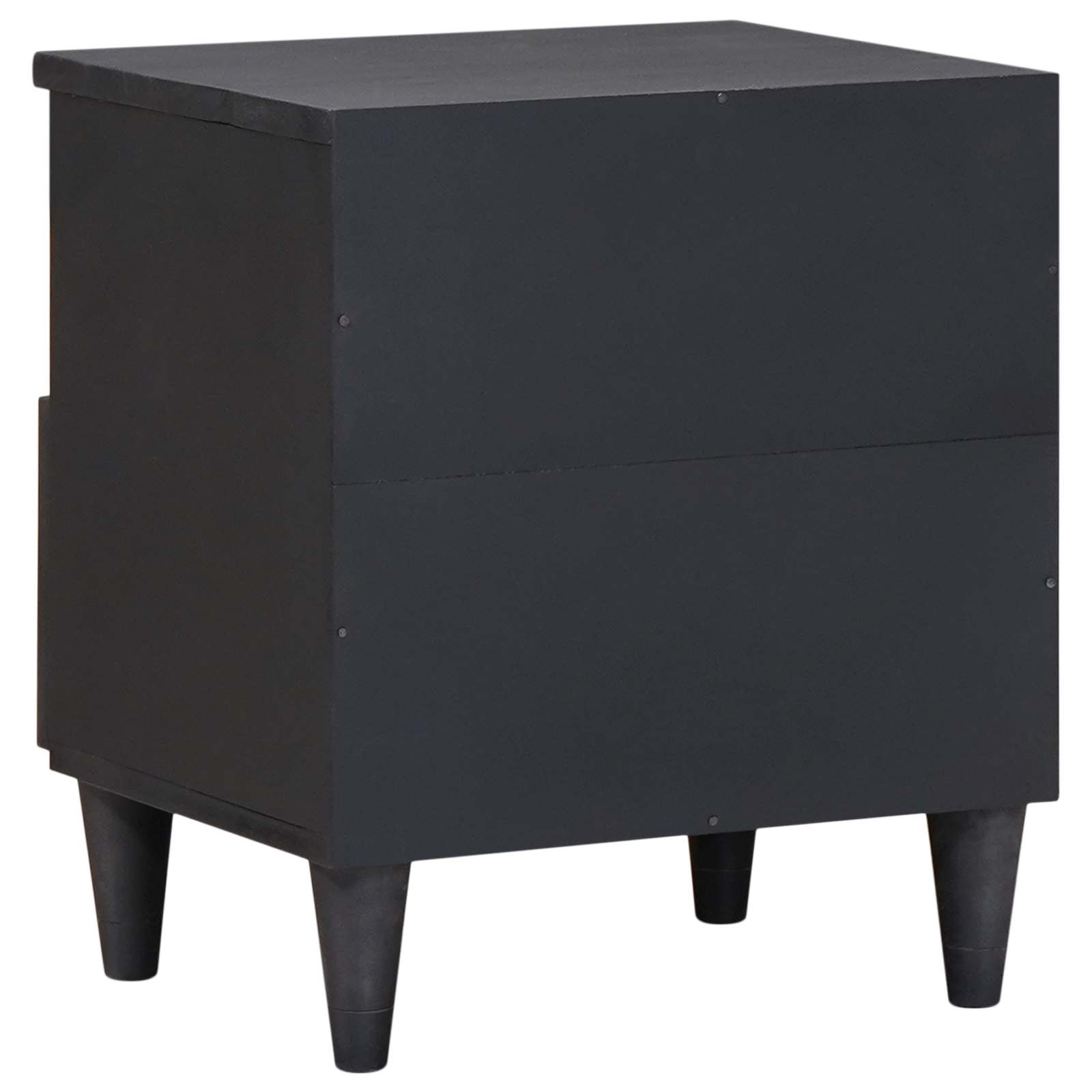 Nachttisch Braun 40 x 33 x 46 cm Massivholz Mango