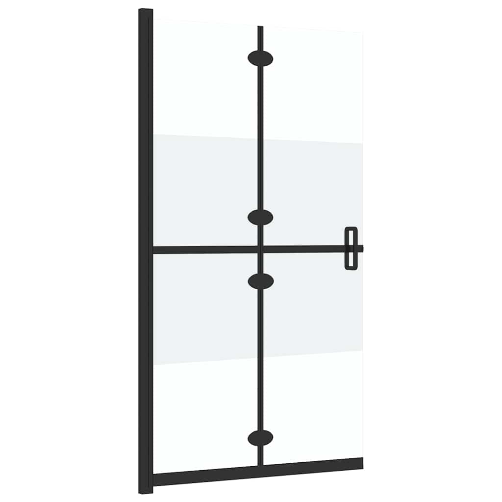 Faltbare begehbare Duschwand Transparentes ESG Glas 70x190 cm