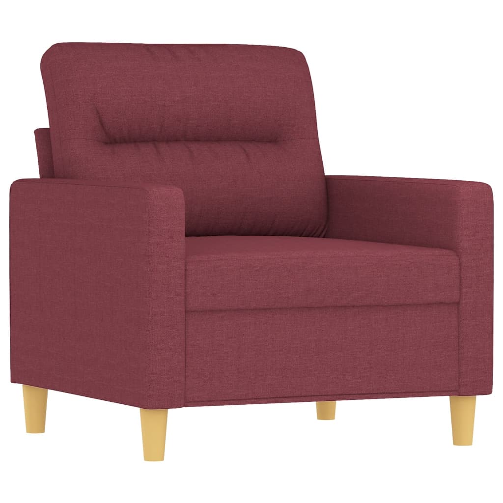4-tlg. Sofagarnitur mit Kissen Taupe Stoff