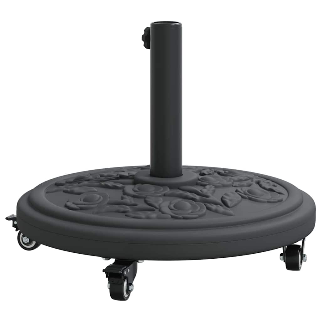 Sonnenschirmständer für Ø38/48 mm Mast 9 kg Halbrund