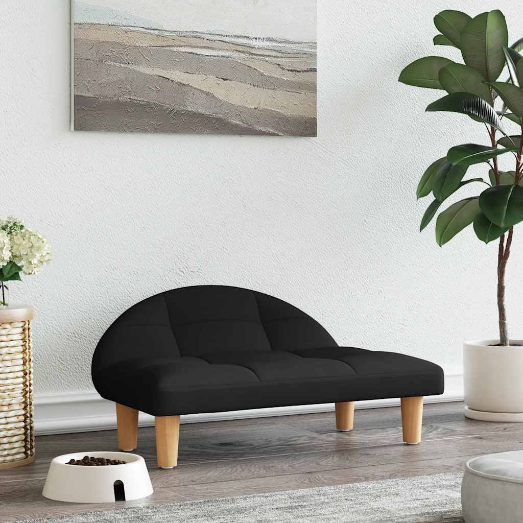 Hundebett Creme 70x52x30 cm Stoff