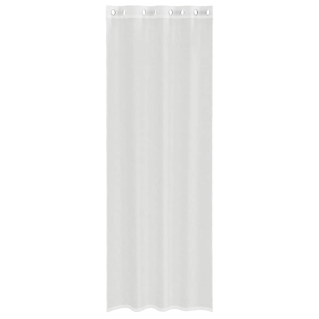 Voile Vorhänge mit Ösen 2 Stk. Apfelgrün 140x140 cm