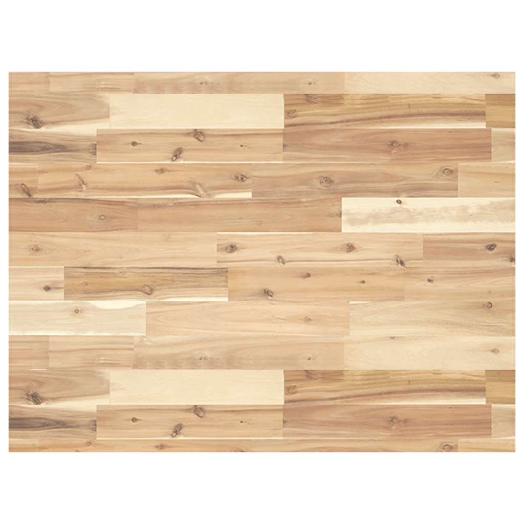 Schreibtischplatte Unbehandelt 60x50x2 cm Massivholz Akazie