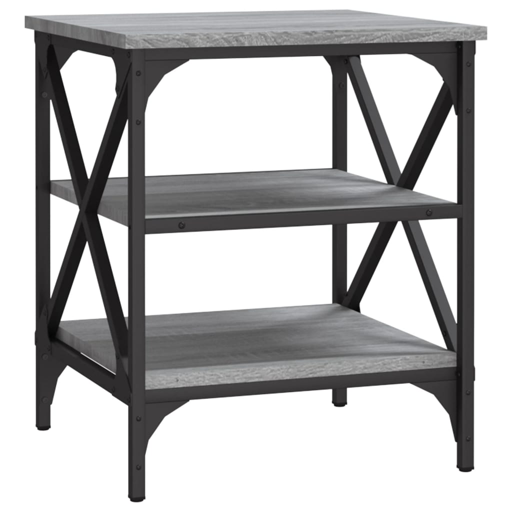 Beistelltisch Schwarz 40x42x50 cm Holzwerkstoff