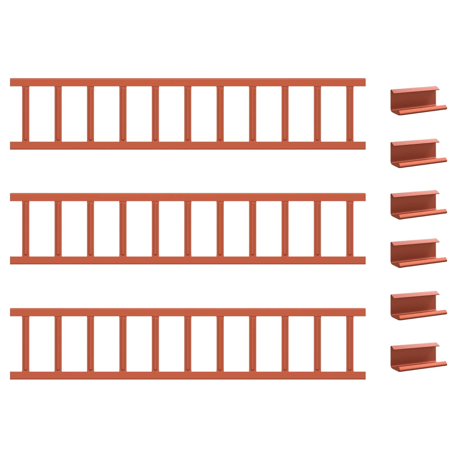 Dachschneeschild Anthrazit 100 x 2,5 x 20 cm Stahl