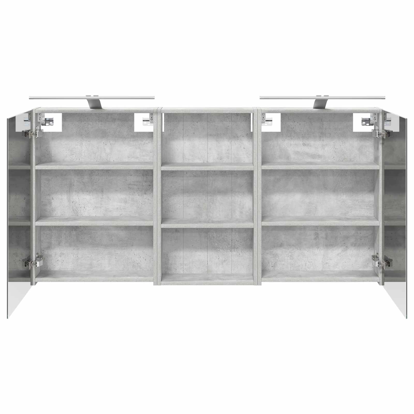 Badezimmerschrank-Set 3 pcs 80 x 10,5 x 50 cm Holzwerkstoff