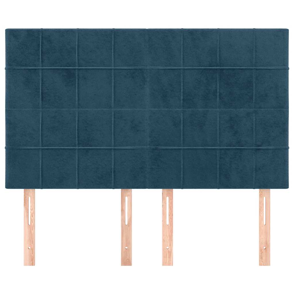 Kopfteil Hellgrau 80x5x118/128 cm Samt