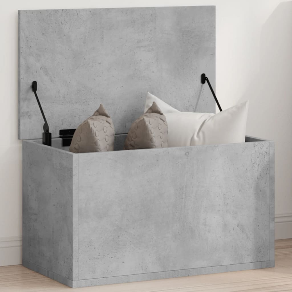 Aufbewahrungstruhe Weiß 84x42x46 cm Holzwerkstoff