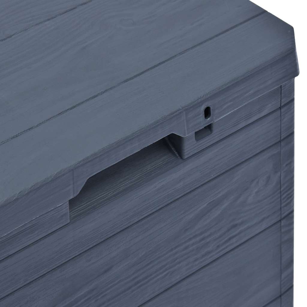 Outdoor-Kissenbox Anthrazit 77,5x44,5x53 cm Polypropylen