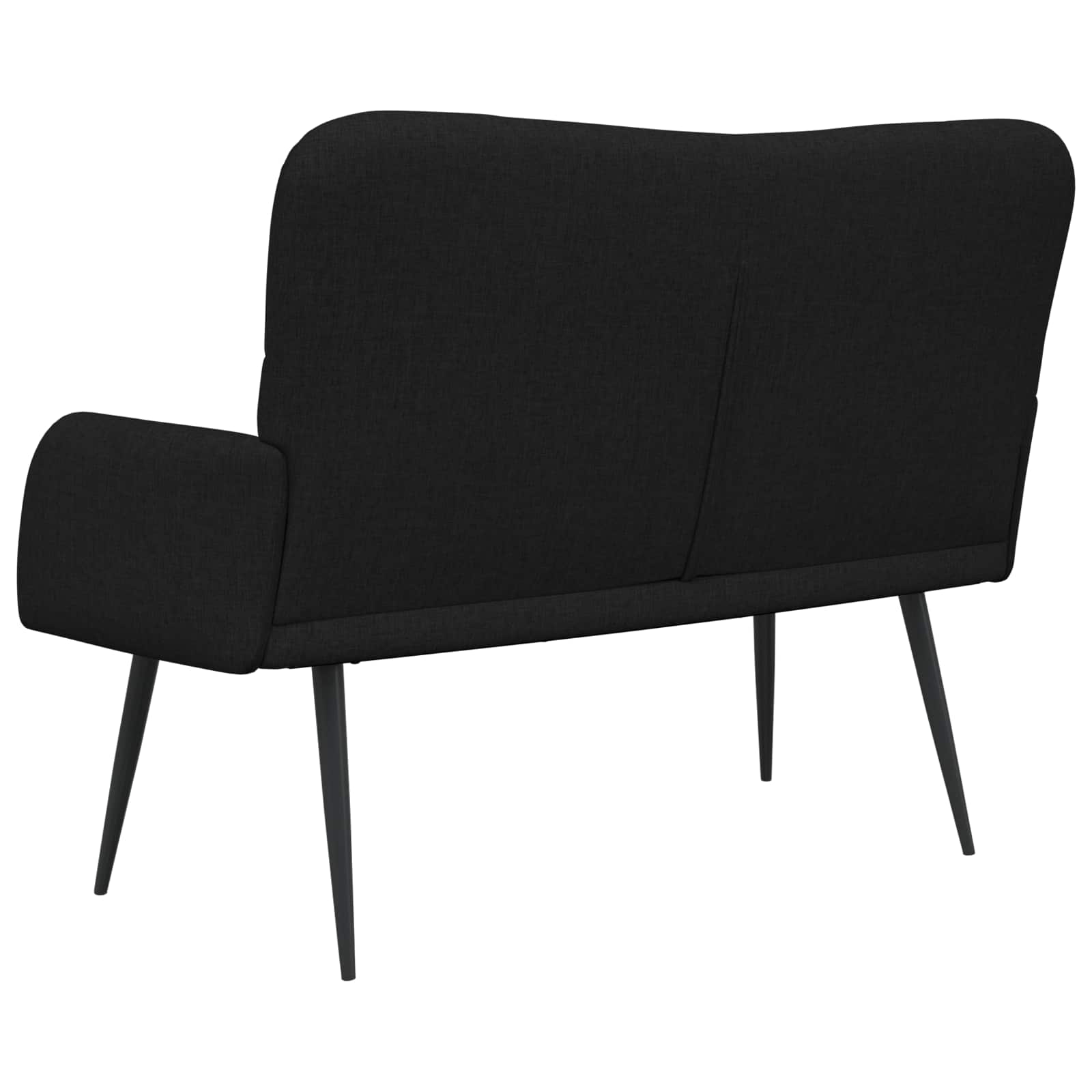 2-Sitzer Sofa Hellgrau 115 x 61 x 87 cm Stoff