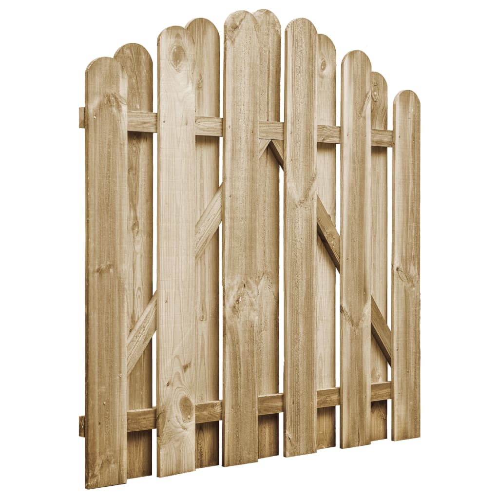 Gartentor Imprägniertes Kiefernholz 100x75 cm