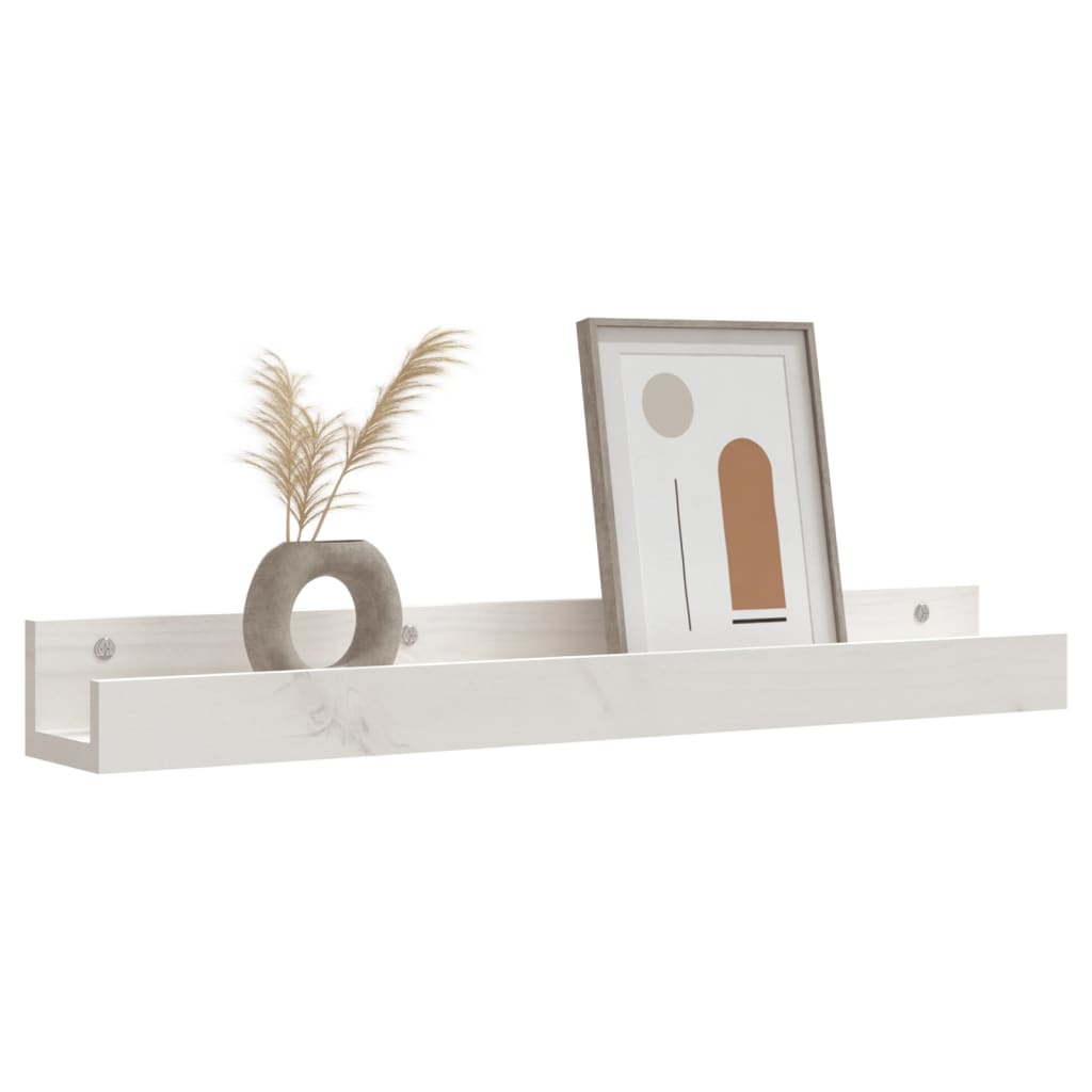 Wandregale 2 Stk. 50x12x9 cm Massivholz Kiefer