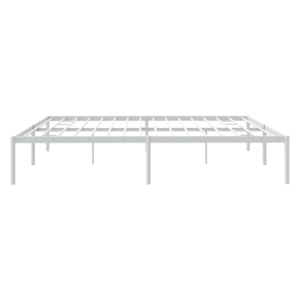 Bettgestell Metall Schwarz 75x190 cm