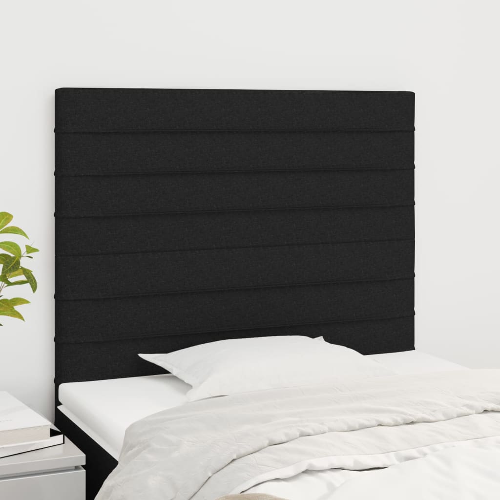 Kopfteil Hellgrau 80x5x118/128 cm Stoff