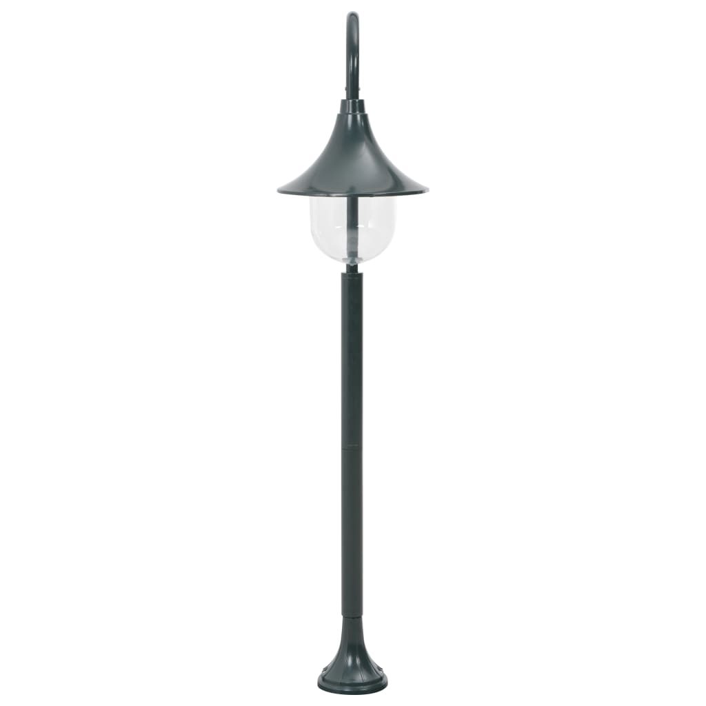 Garten-Pollerleuchte E27 120 cm Aluminium Weiß