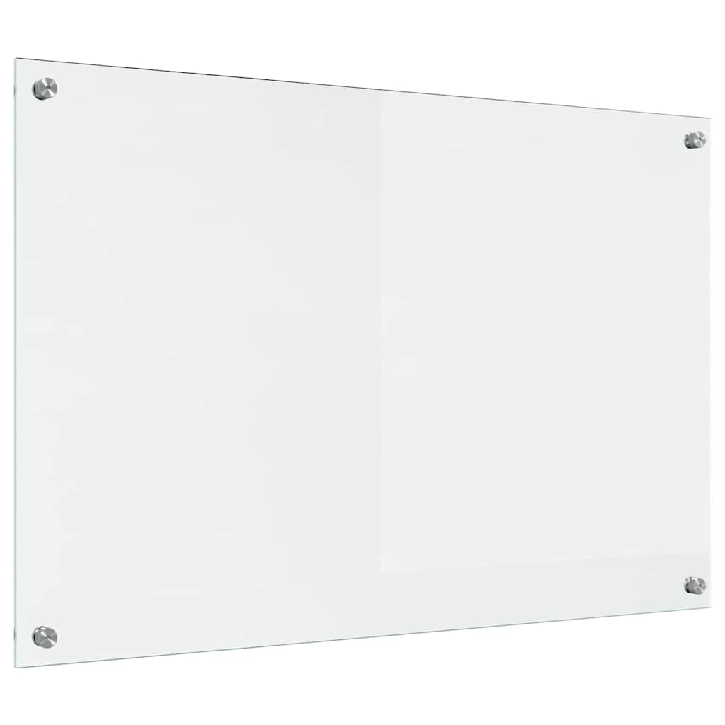 Küchenrückwand 2 pcs Weiß 70 x 40 cm Gehärtetes Glas