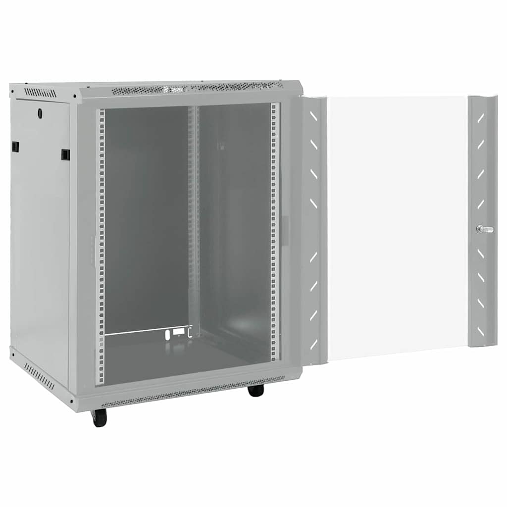 15HE Netzwerkschrank mit Schwenkfüßen 19" IP20 60x45x86 cm