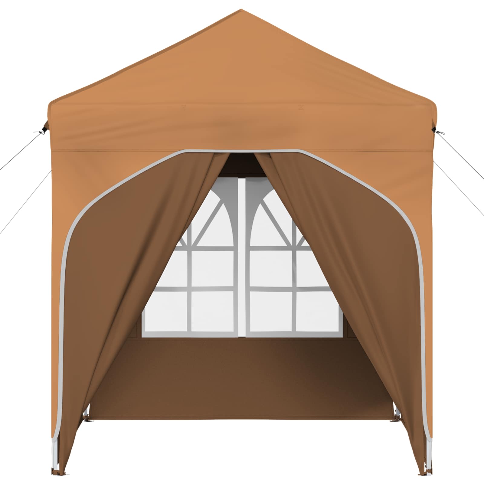 Pop-up Partyzelt 194 x 194 x 245 cm Creme