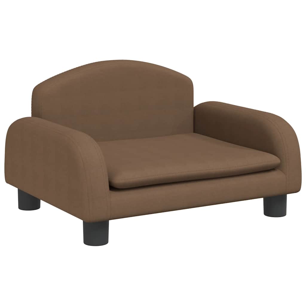 Hundebett Dunkelgrau 70x45x30 cm Stoff