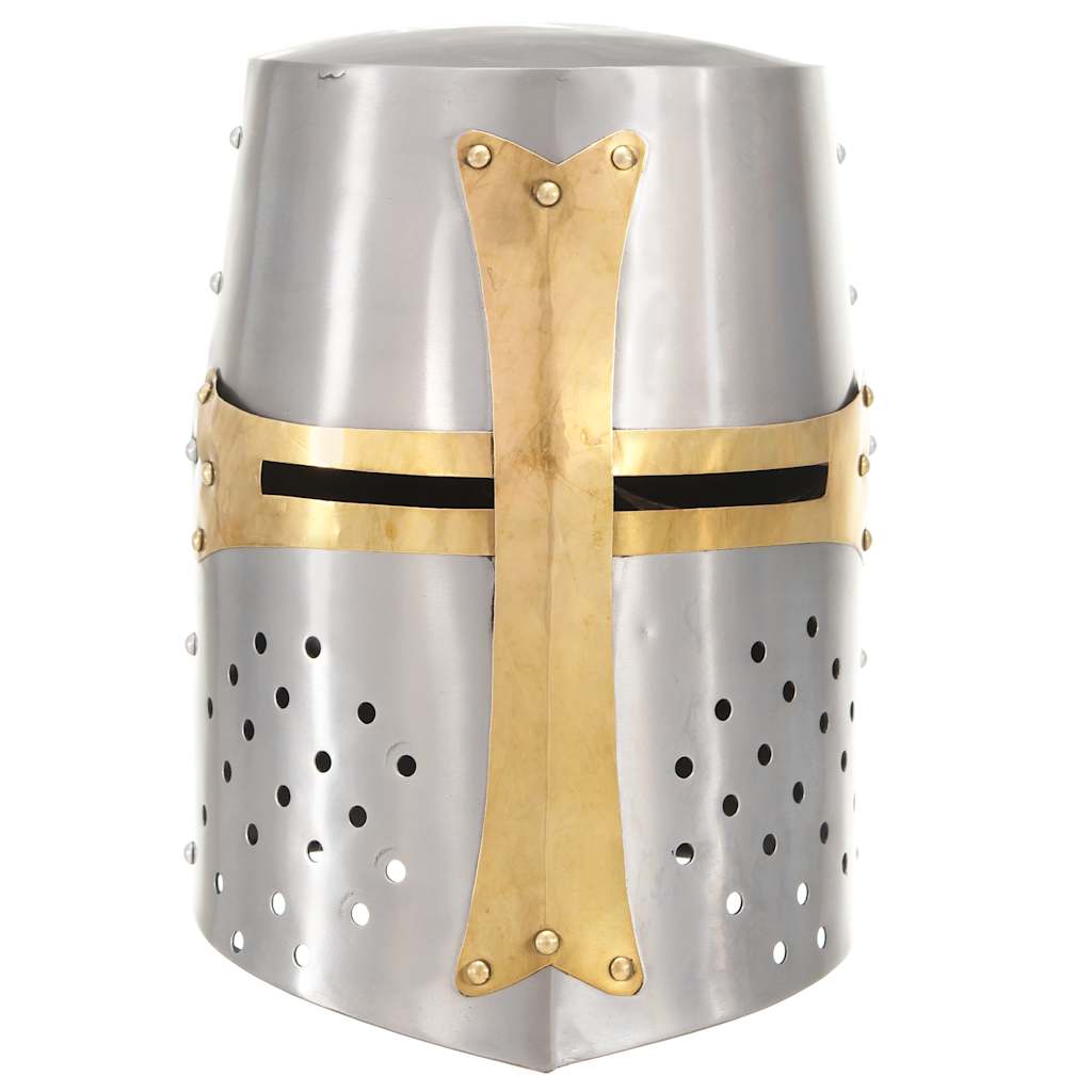 Preußische Pickelhaube Antik Replik für LARP Schwarz Stahl