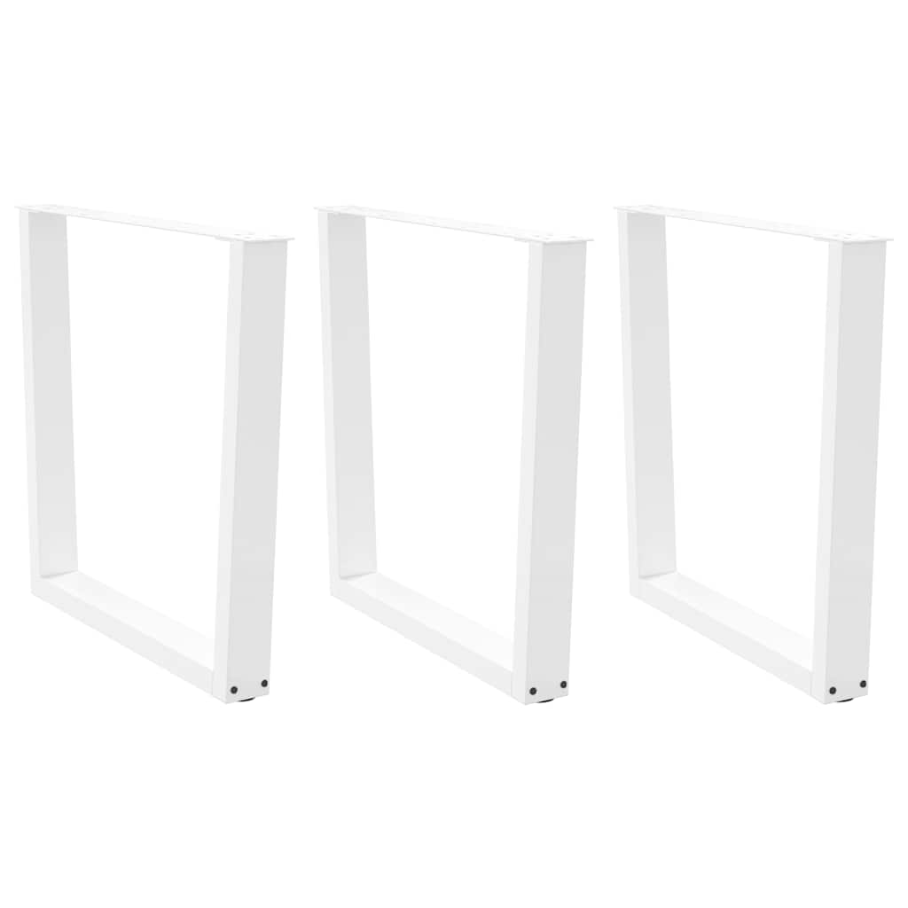 Couchtischbeine V-Form 2 Stück Schwarz 30x(30-31,3) cm Stahl