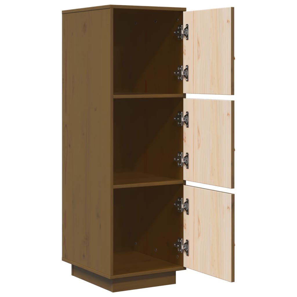 Highboard 34x40x108,5 cm Massivholz Kiefer