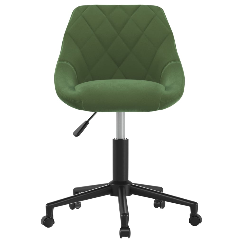 Bürostuhl Drehbar Creme Samt
