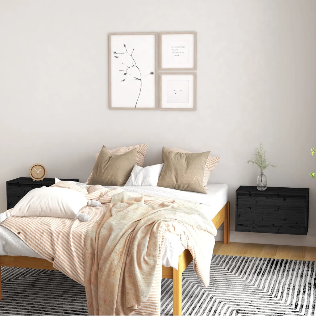 Wandschrank 60x30x35 cm Massivholz Kiefer